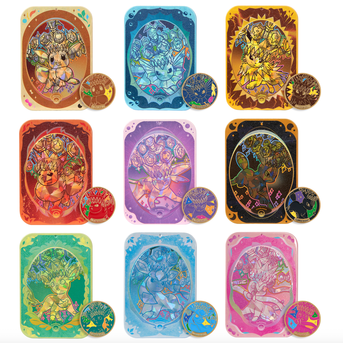Pokémon TCG Simplified Chinese Eeveelution Accessory Box