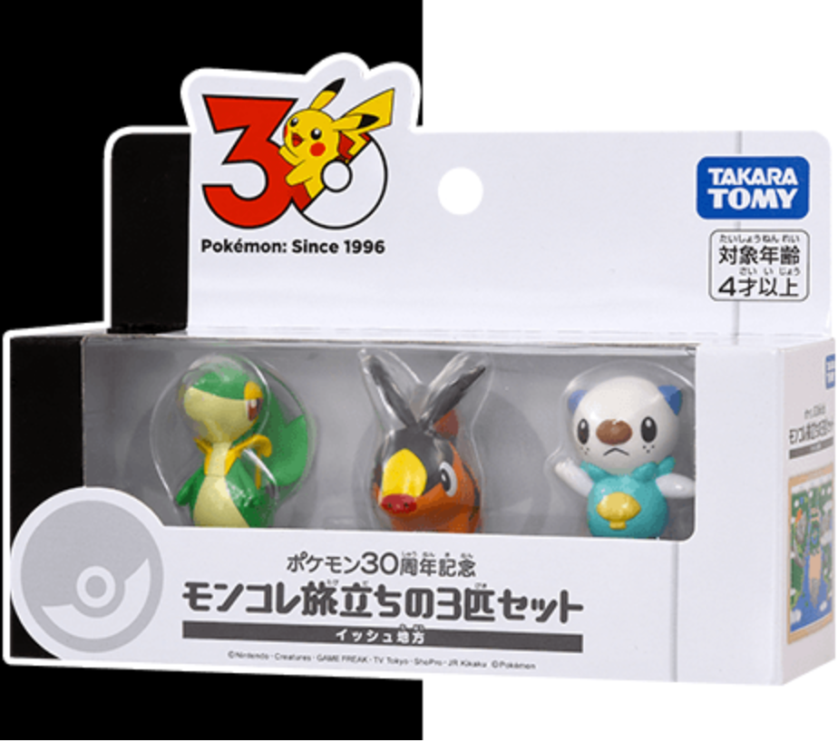 Takara Tomy｜Pokémon 30th Anniversary Moncolle First Partner Pokémon Set
