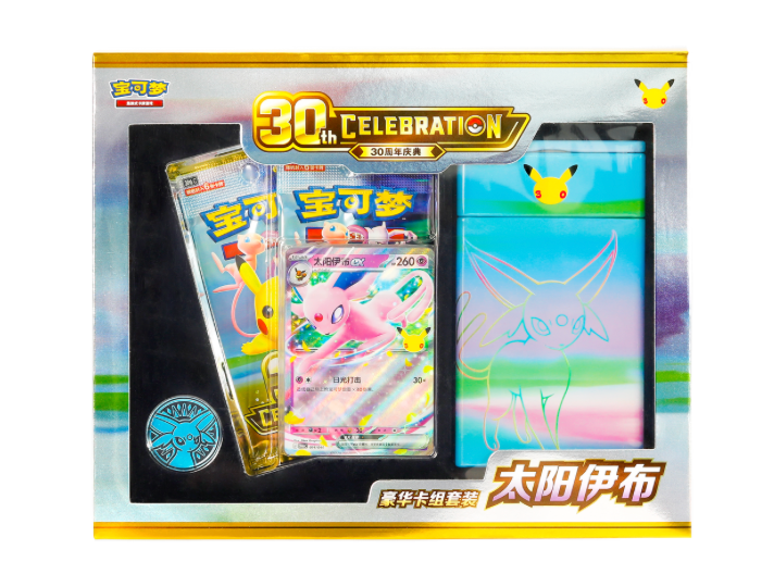 Pokémon 30th Anniversary Espeon ex Premium Deck Set – Simplified Chinese