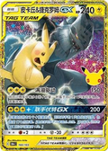 Pikachu & Zekrom GX | Card No. 160/103 | TAG TEAM | Simplified Chinese