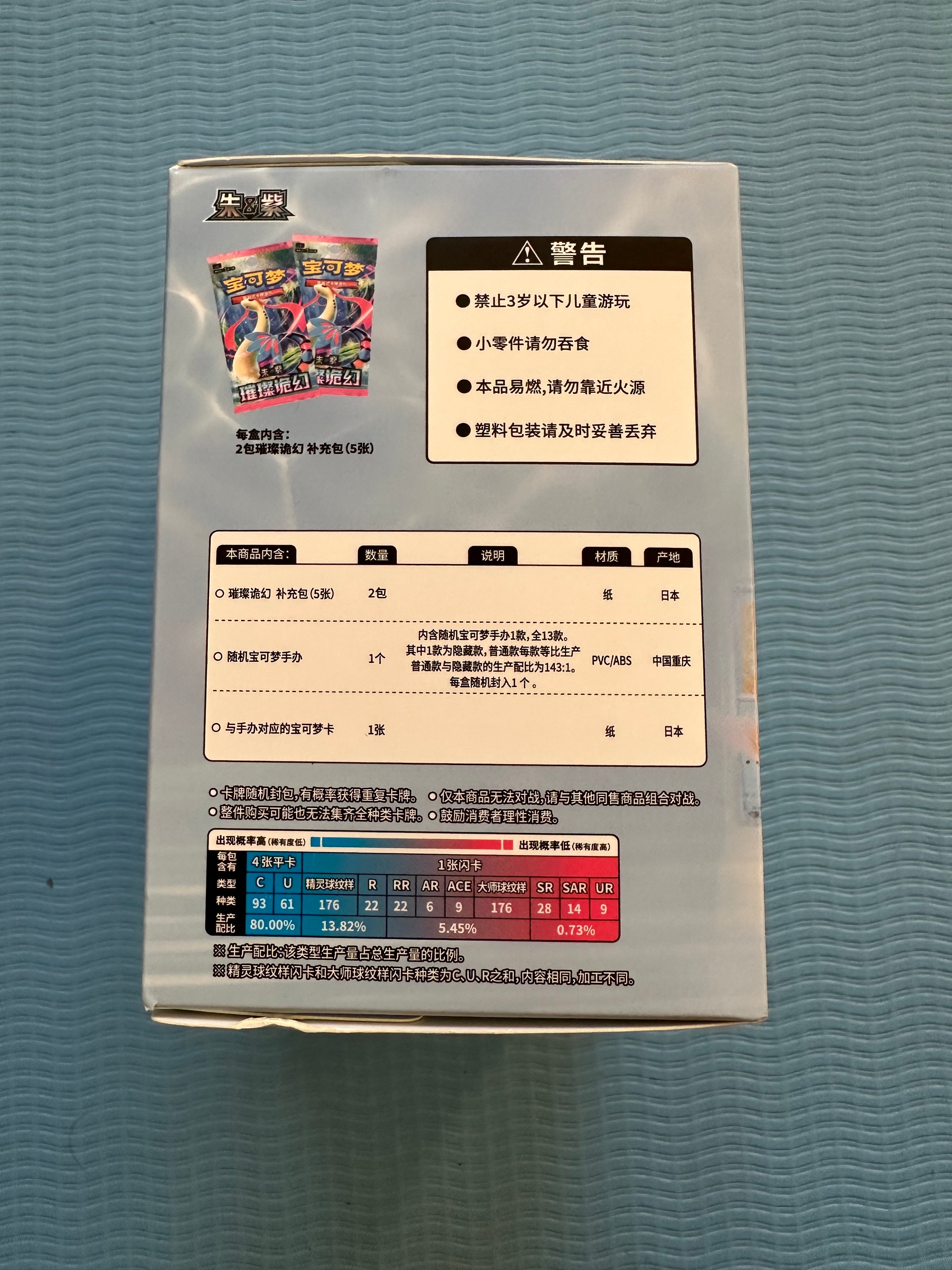 Pokémon TCG Simplified Chinese Water Ecology Figure Gift Set
