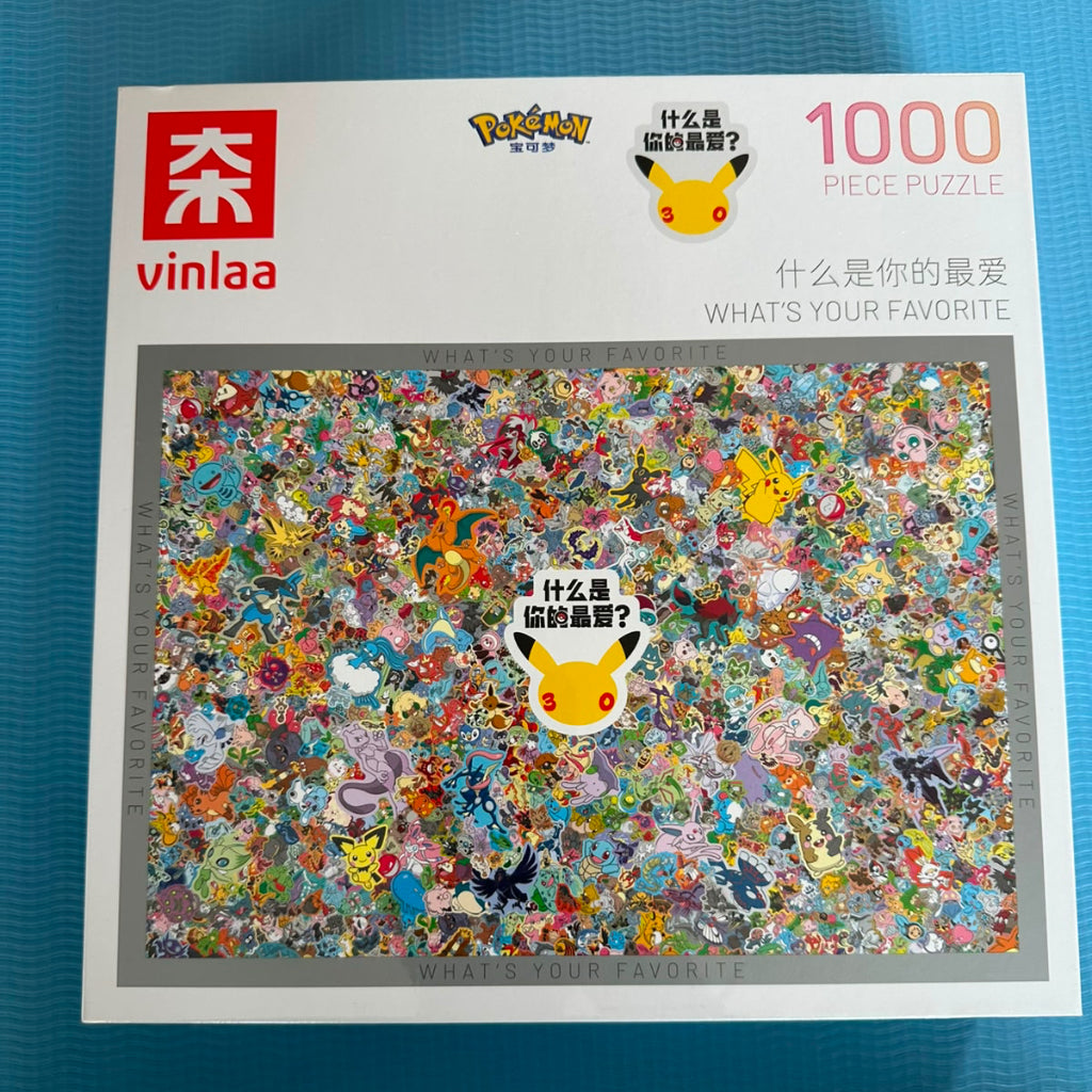 VINLAA official Pokémon 1000-piece jigsaw puzzle on 30 years of Celebration