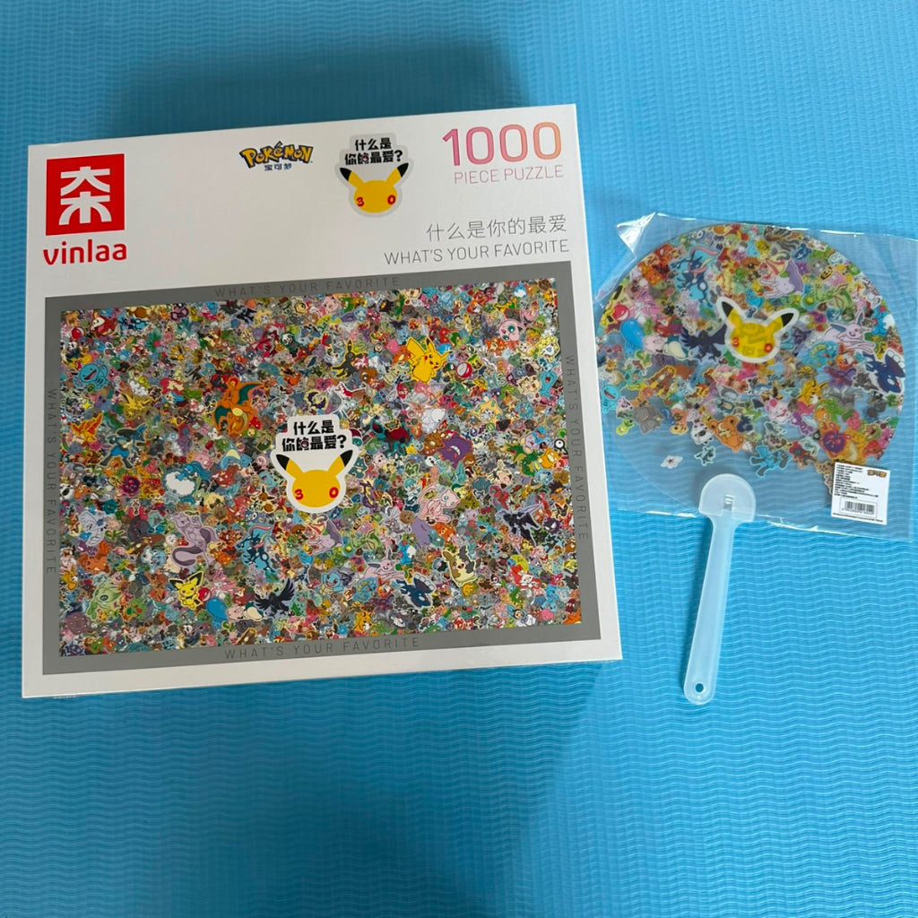 VINLAA official Pokémon 1000-piece jigsaw puzzle on 30 years of Celebration